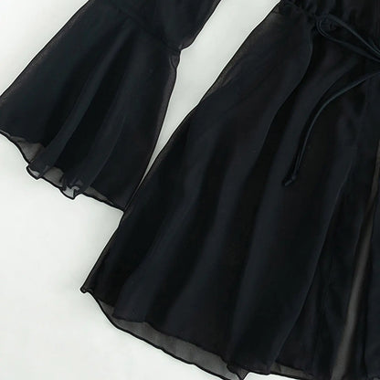 Marine Mesh Cover Up Shorts - Visage Vogue