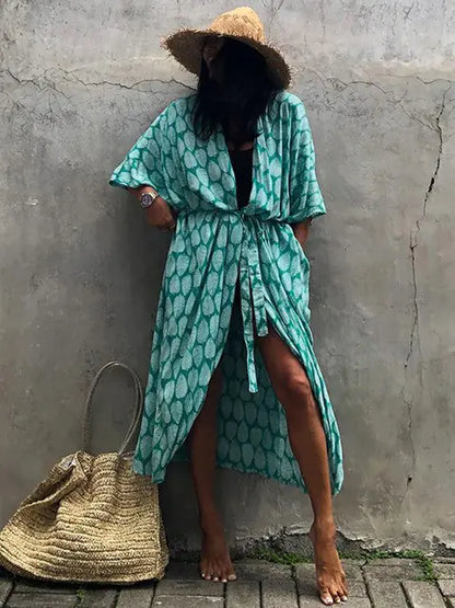 Coastal Caftan Cover Up - Visage Vogue