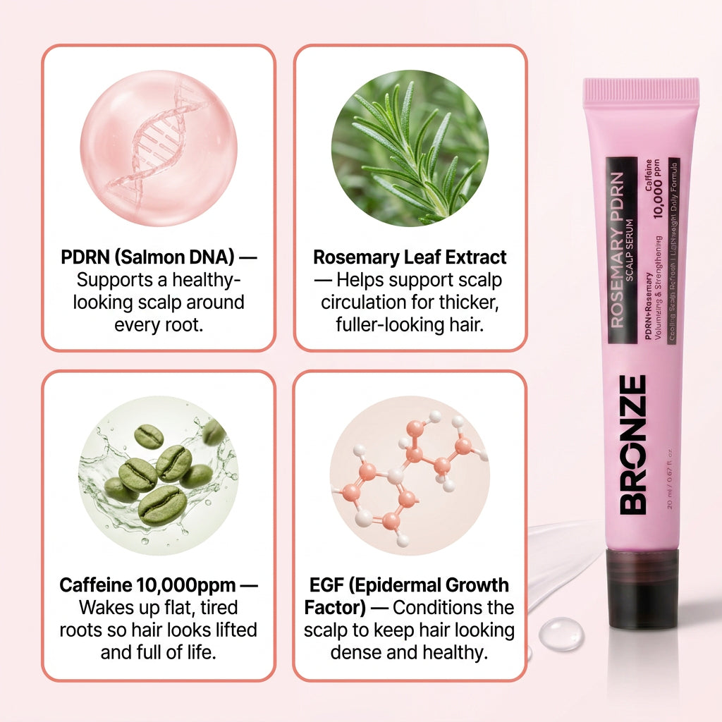K-Beauty Rosemary PDRN Infused Scalp Serum - Visage Vogue
