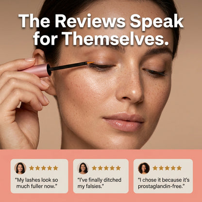 Bronze Peptide Eyelash Growth Serum - Visage Vogue